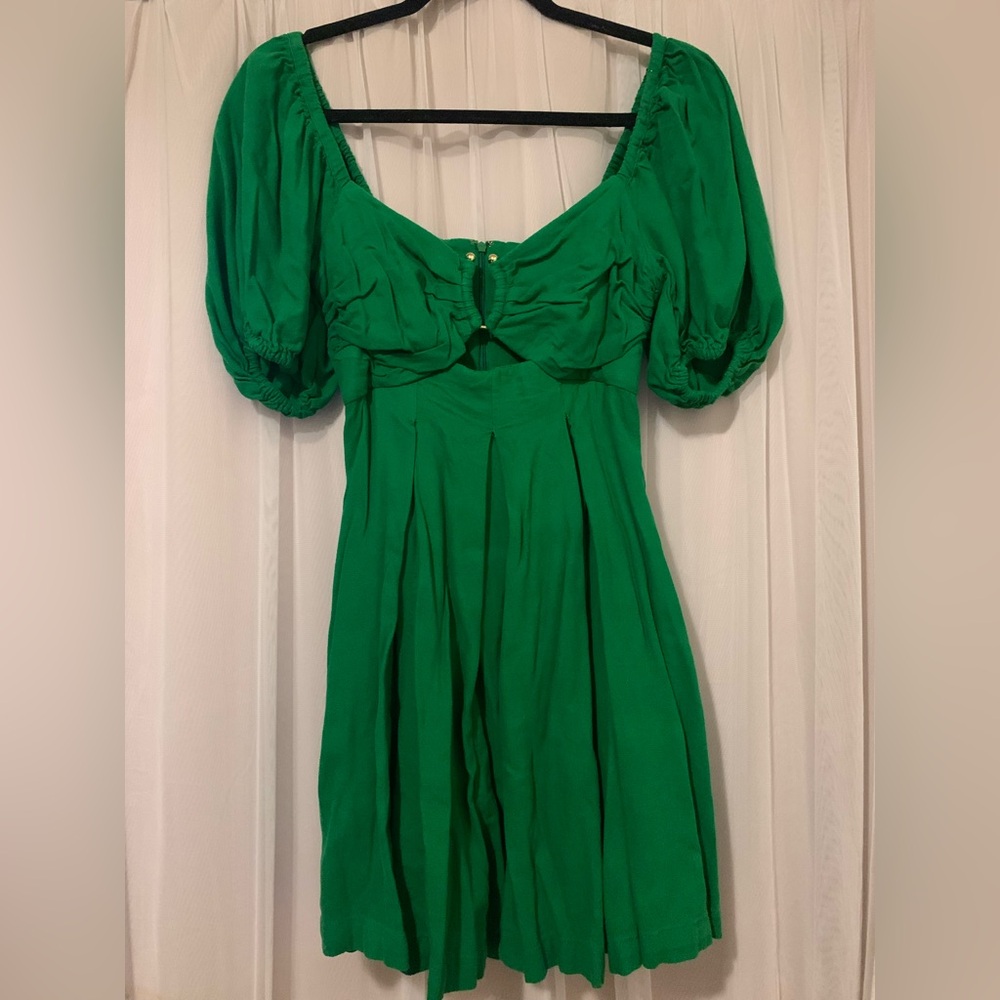 House of Harlow puff sleeve dress
